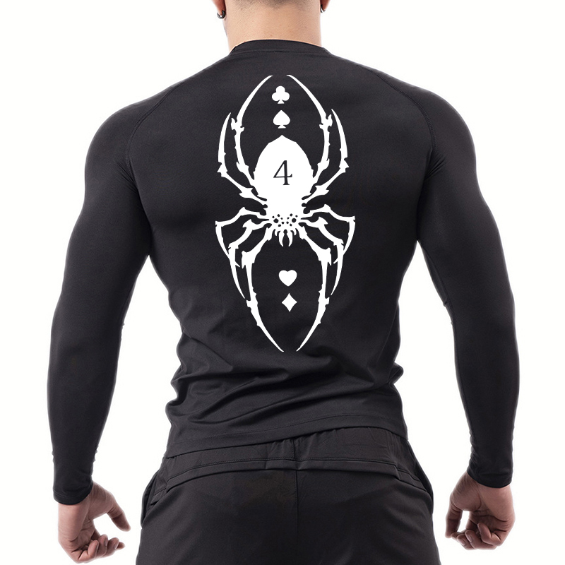 Spider Print Compression Shirt - Base Layer Top recensione e prezzo