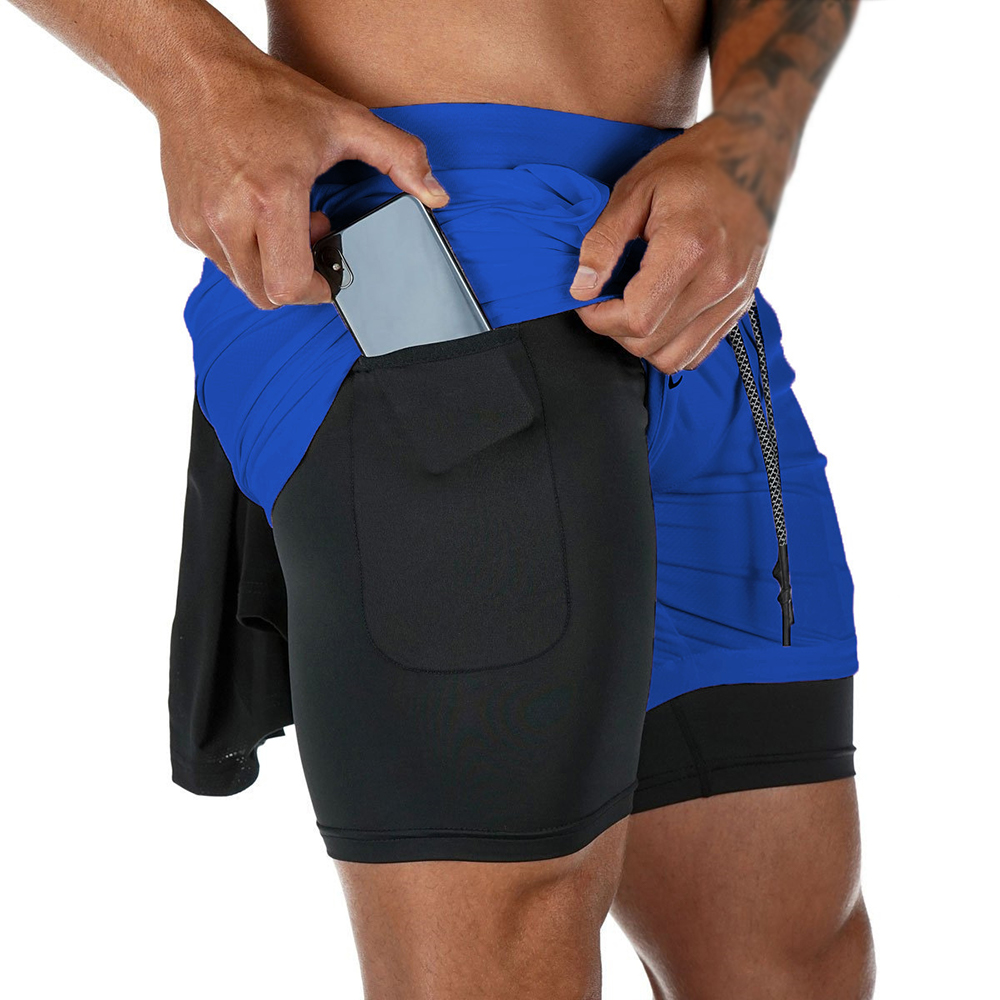Men's Summer double-deck Quick - Compression Shorts Athletes recensione e prezzo