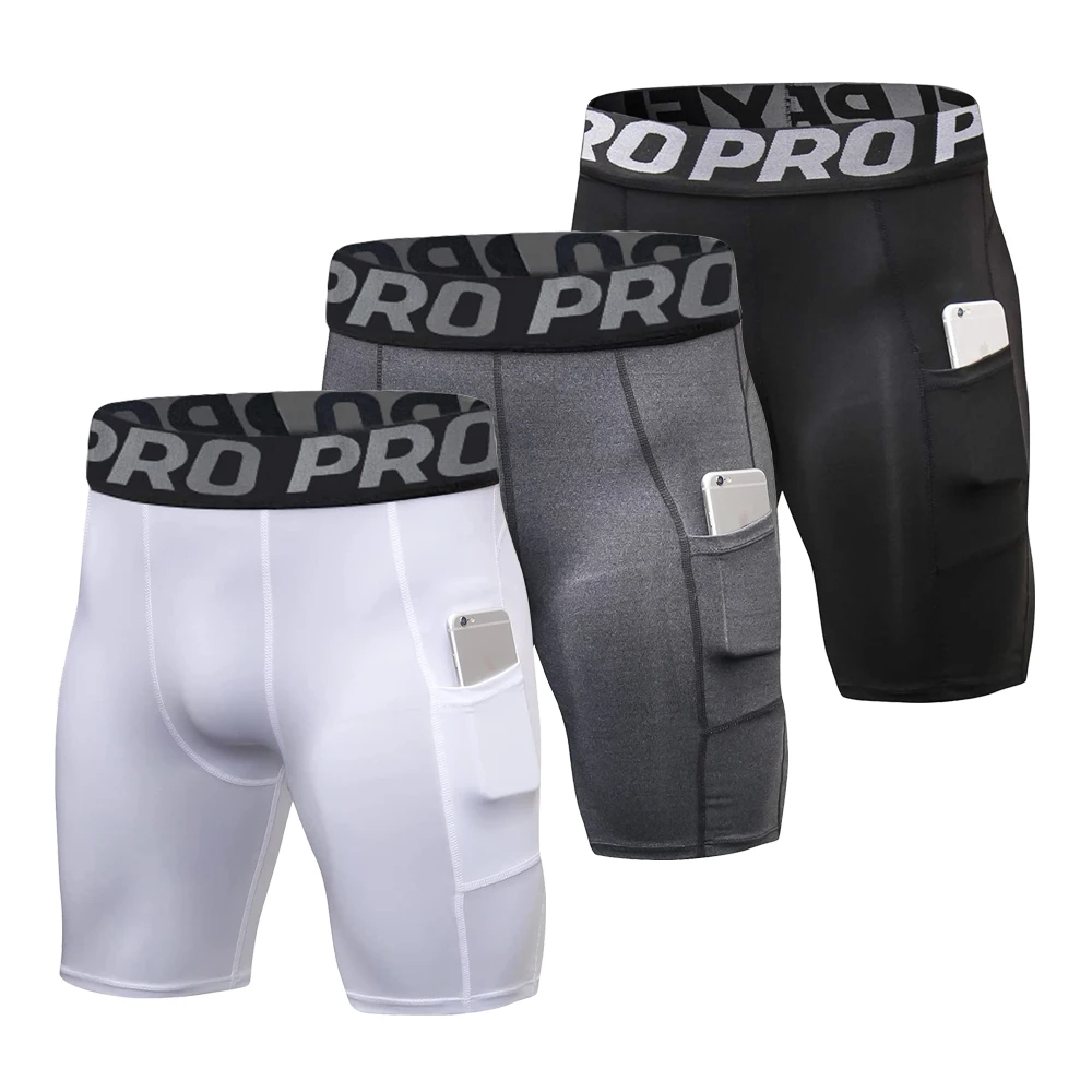 Mens Gym Shorts with Pockets W - Compression Shorts Athletes recensione e prezzo