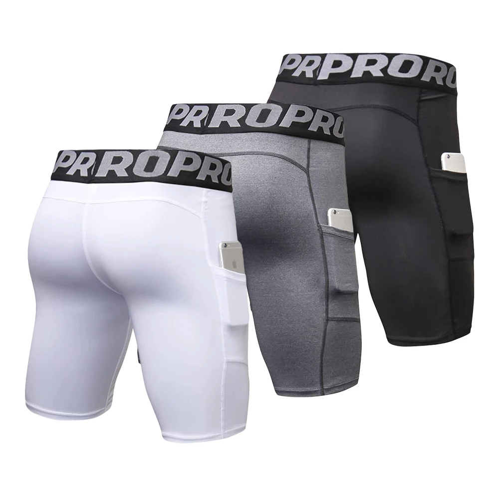 Mens Gym Shorts with Pockets W - Compression Shorts Athletes recensione e prezzo