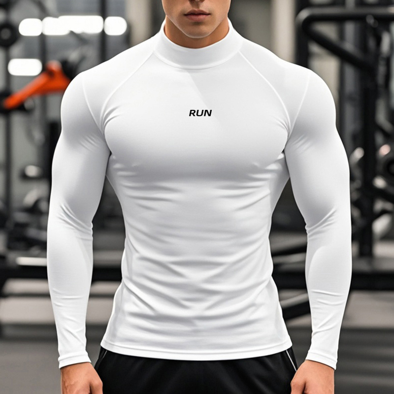 Men's Running Turtleneck Quick - T Shirt Tight Fit recensione e prezzo
