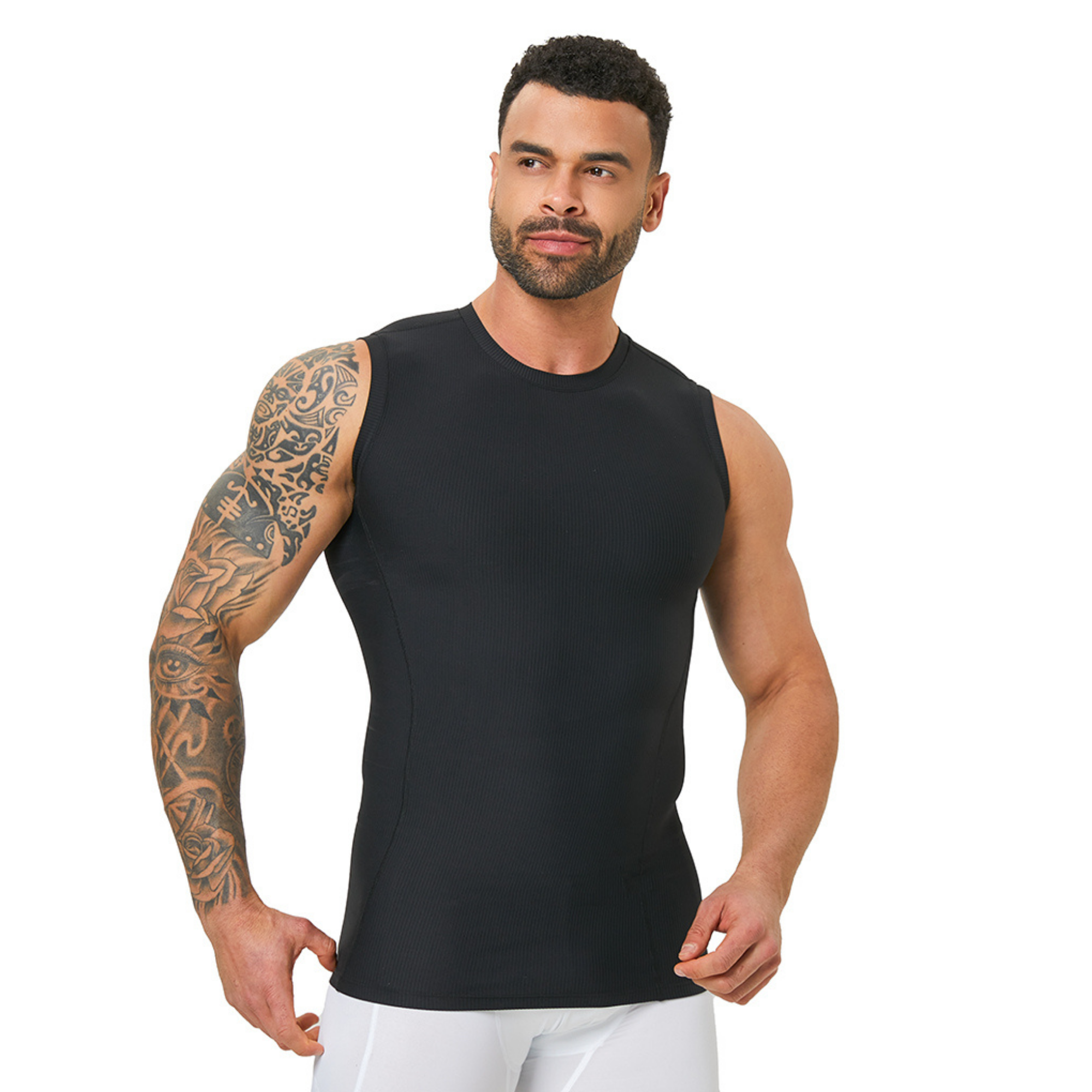 Men's Slim Fit Body Shaping Ve - Tank Top Ribbed recensione e prezzo
