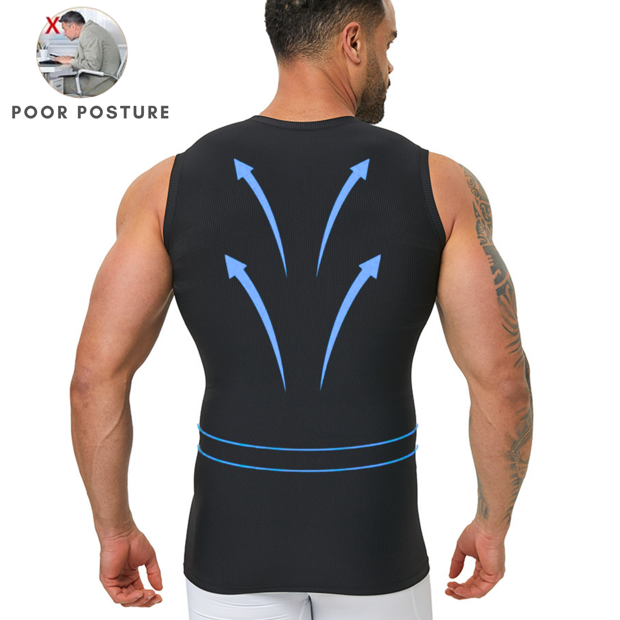Men's Slim Fit Body Shaping Ve - Tank Top Ribbed recensione e prezzo