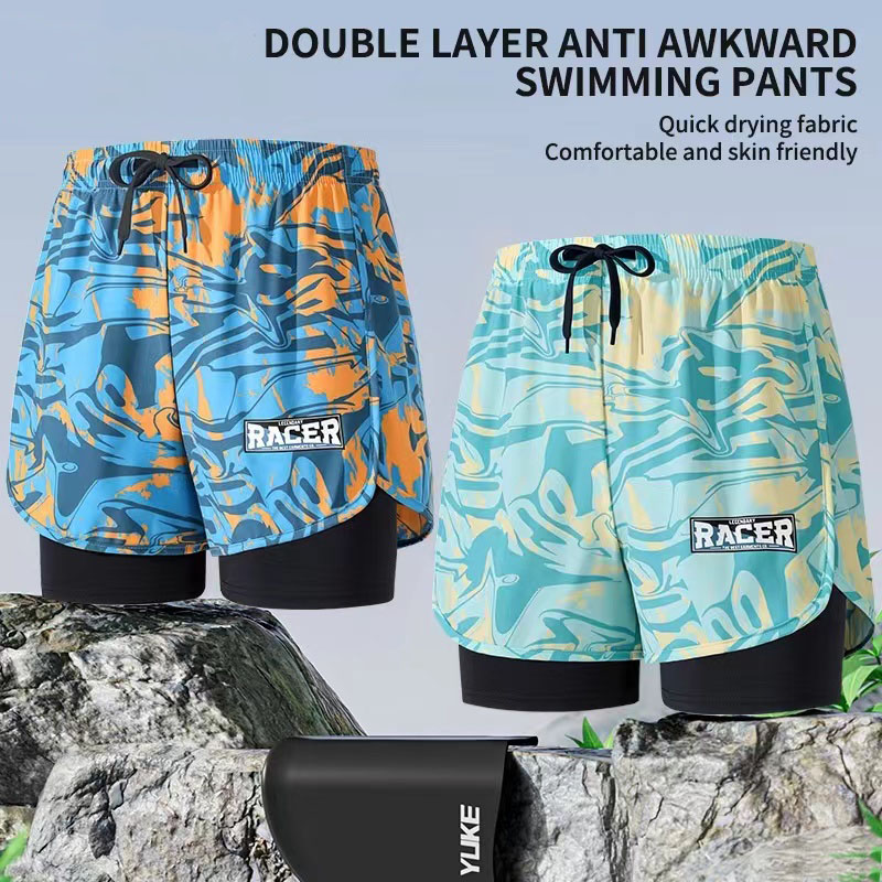 Swimming Trunks Adult Double L - Trunk Breathable Men recensione e prezzo