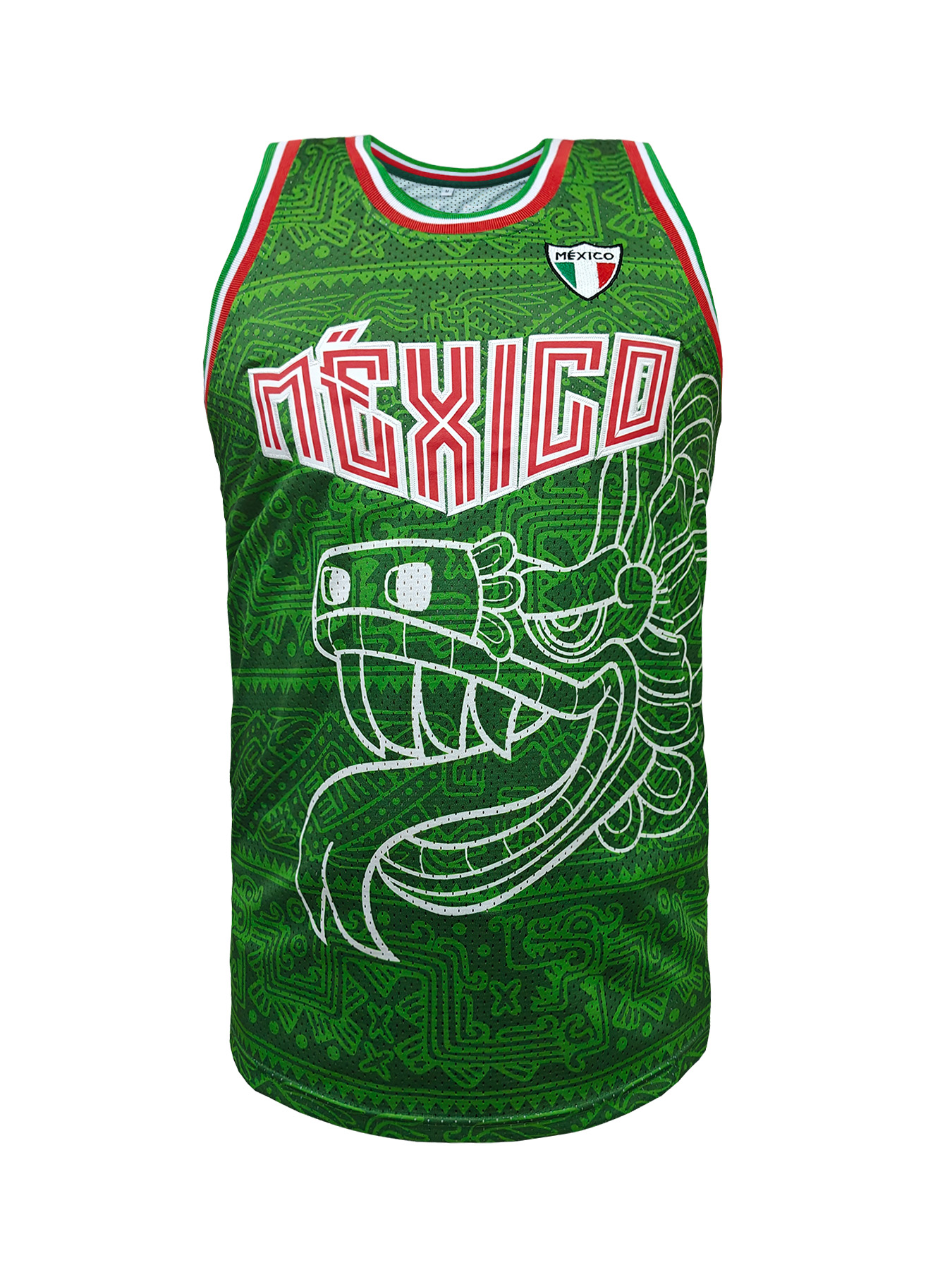 Mexico Embroidered Basketball  - Sleeveless Undershirt recensione e prezzo