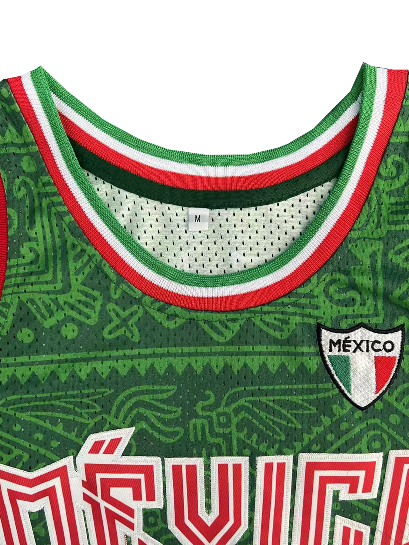 Mexico Embroidered Basketball  - Sleeveless Undershirt recensione e prezzo