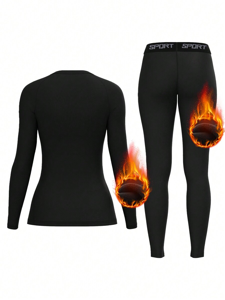 Women Fleece Thermal Underwear - Base Layer Top recensione e prezzo