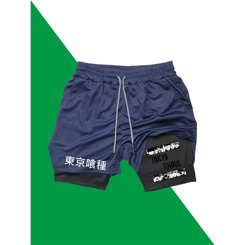 Tokyo Ghoul Print 2in1 Running - Compression Shorts Athletes recensione e prezzo