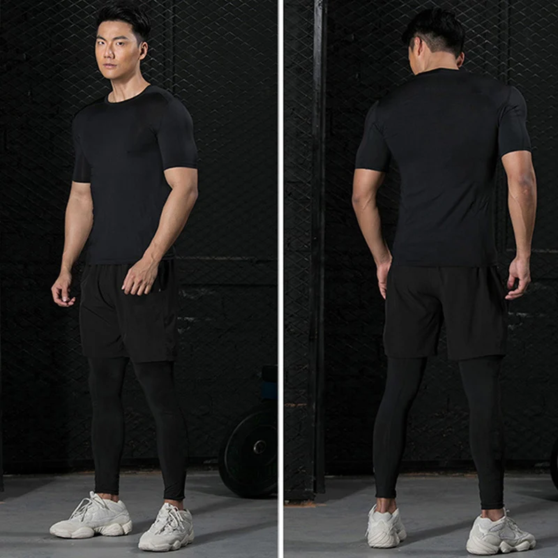 3 Pieces Fitness Suits Athleti - Compression Shorts Athletes recensione e prezzo