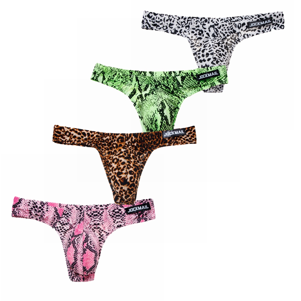 4PCS/Lot Leopard Sexy Men Biki - Multi Pack Underwear recensione e prezzo