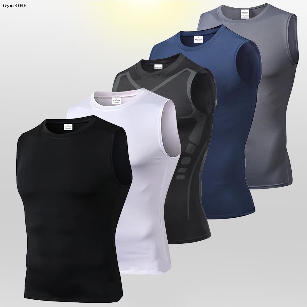 Men's Compression Tank Tops Gy - Sleeveless Undershirt recensione e prezzo
