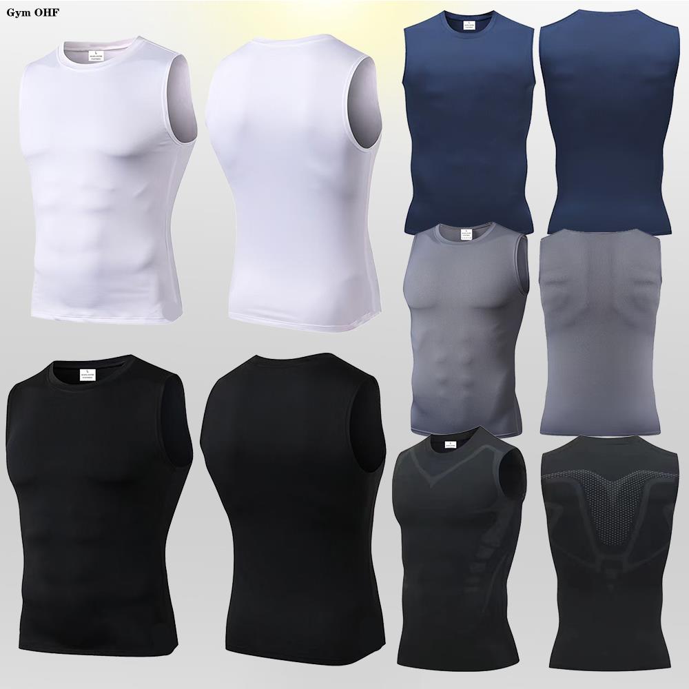 Men's Compression Tank Tops Gy - Sleeveless Undershirt recensione e prezzo
