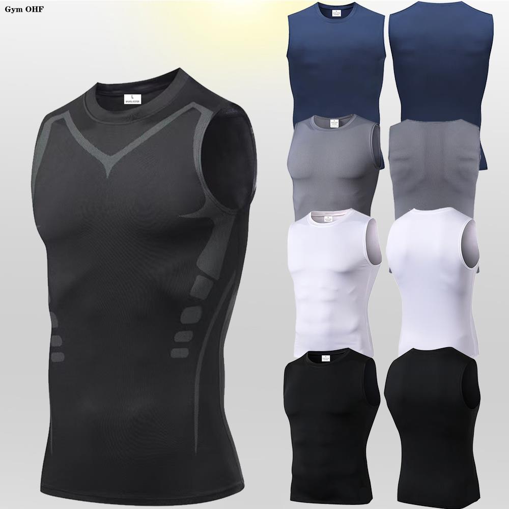 Men's Compression Tank Tops Gy - Sleeveless Undershirt recensione e prezzo