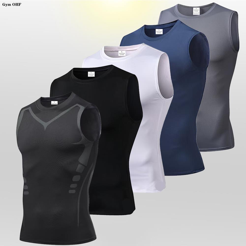 Men's Compression Tank Tops Gy - Sleeveless Undershirt recensione e prezzo