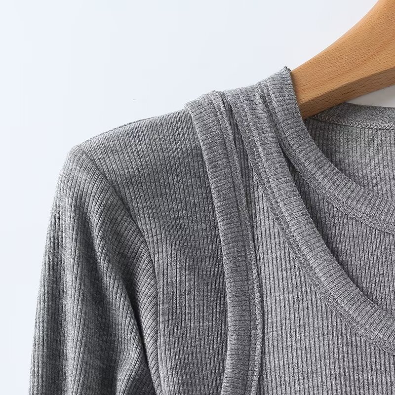 Dave&Di Long Sleeve Tshirts Wo - Tank Top Ribbed recensione e prezzo