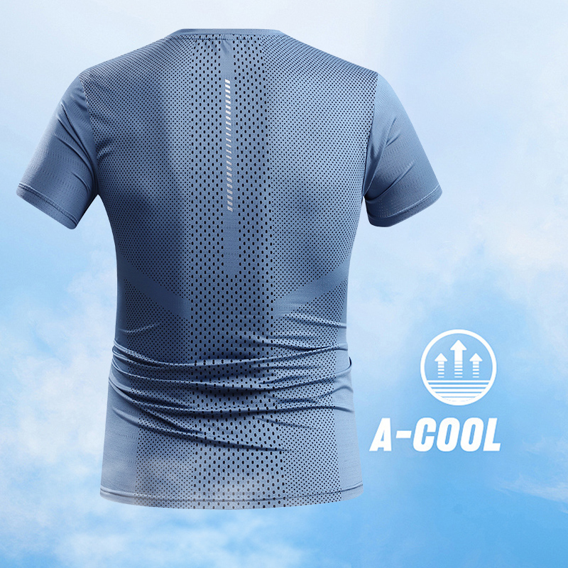 Men Summer Sports T-shirt Quic - T Shirt Tight Fit recensione e prezzo