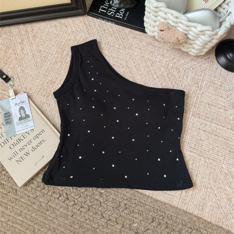 Women's Asymmetric One Shoulde - Tank Top Ribbed recensione e prezzo
